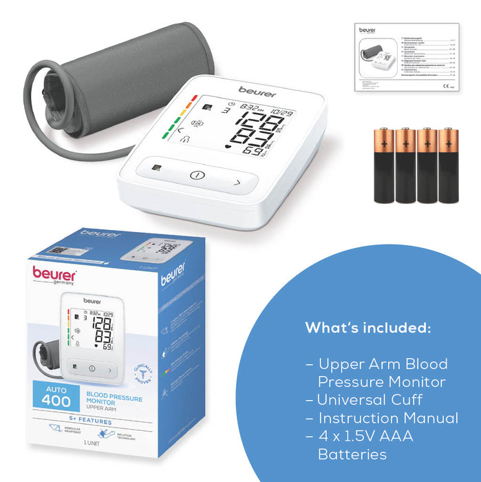 Upper Arm Blood Pressure Monitor, Auto 400