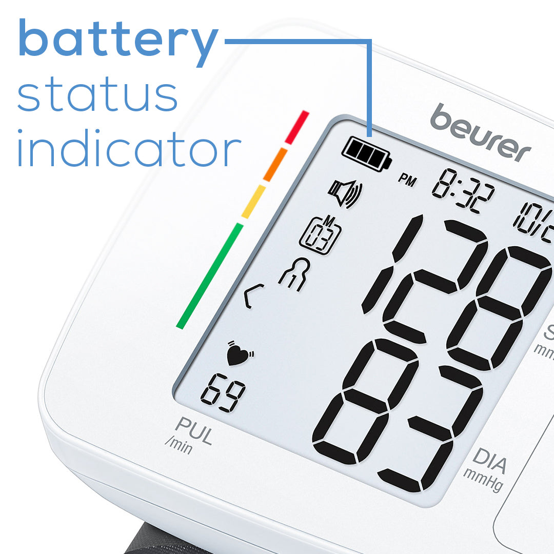 Beurer Talking Wrist Blood Pressure Monitor, BC21