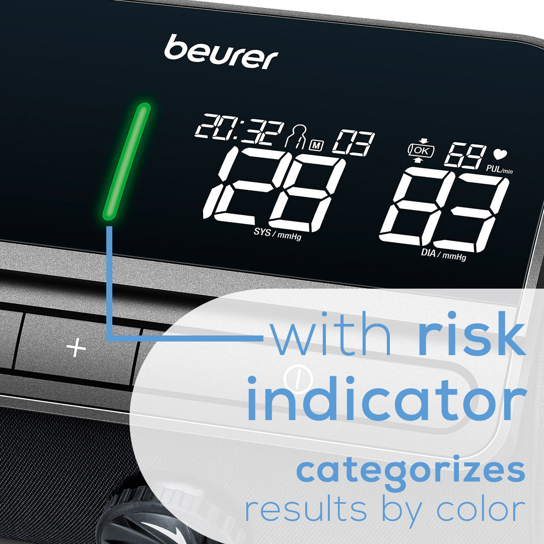 Bluetooth & Wireless One-Piece Blood Pressure Monitor, BM81 — Beurer North  America
