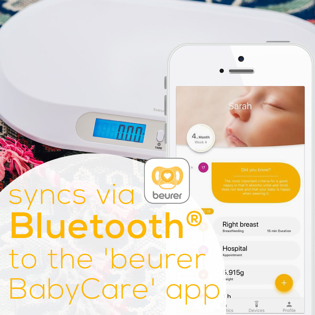 Greater Goods Smart Baby Scale, Toddler Scale, Pet Scale, Infant Scale with  Hold Function, Free App Included 