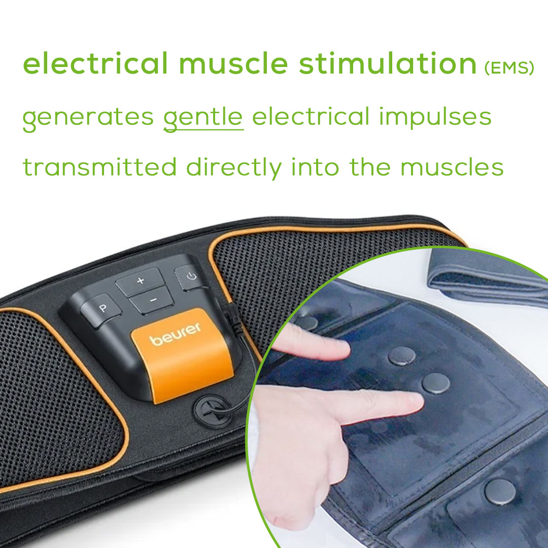 Sweat belt micro-electric acupuncture pulse lazy person EMS abdominal sweat  massage instrument belly hot compress waist - AliExpress