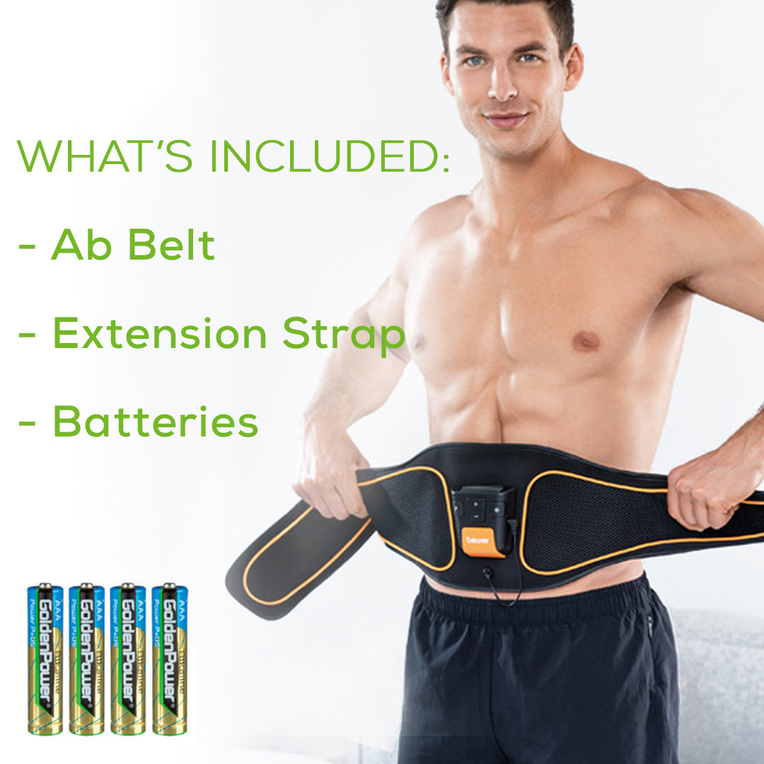  DOMAS Ab Belt Abdominal Muscle Toner- Abs Stimulator with 6  Modes Electronic Abs Stimulating Belt EMS Muscle Toning Belt for Men Women  Training Device for Muscles Stomach Workout Massager : Sports