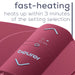 Beurer Menstrual Relief Relax EM50 fast heating heats within 3 minutes of setting selection