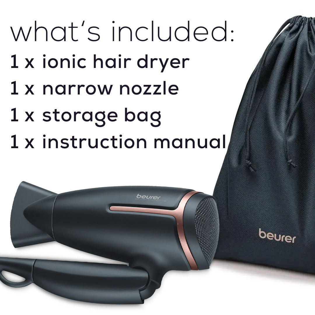beurer hc25 travel hair dryer