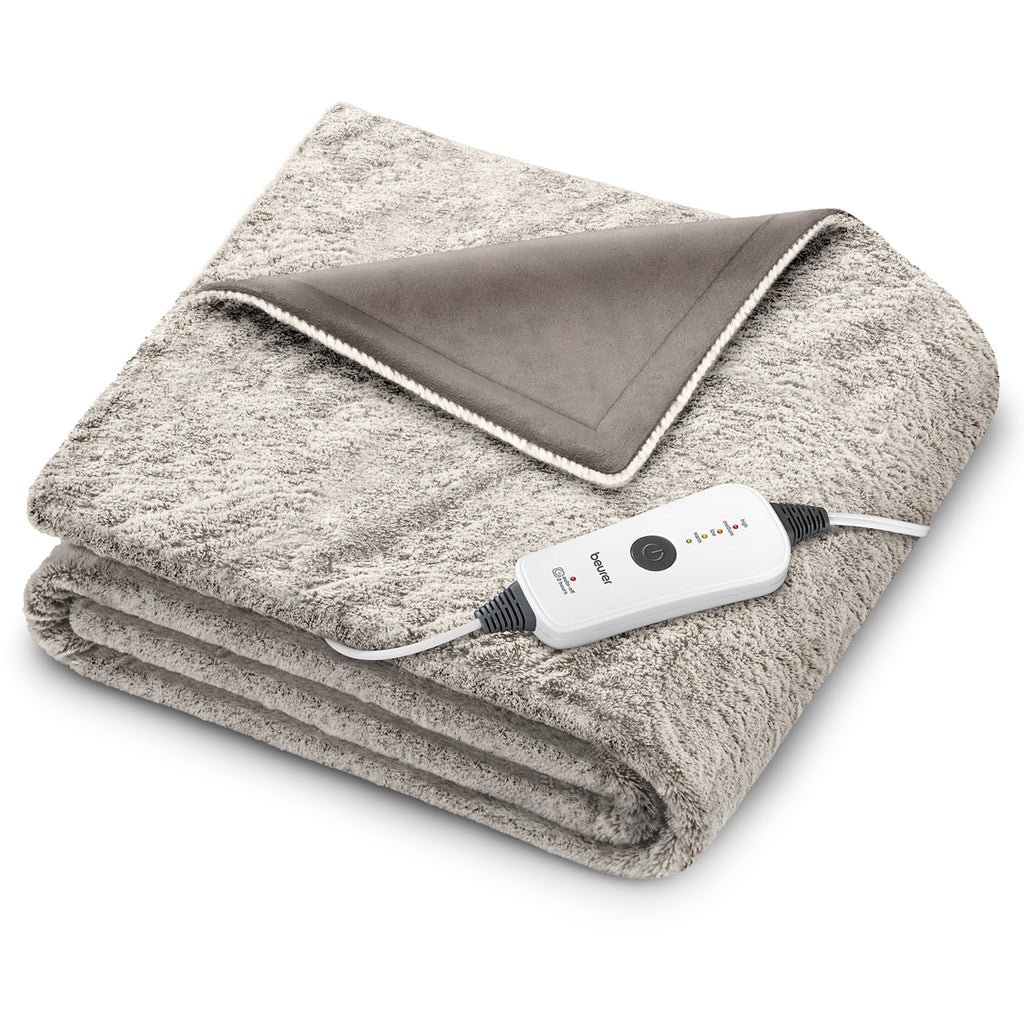 Nordic Lux Faux Fur Heated Electric Blanket HD71N Beurer North