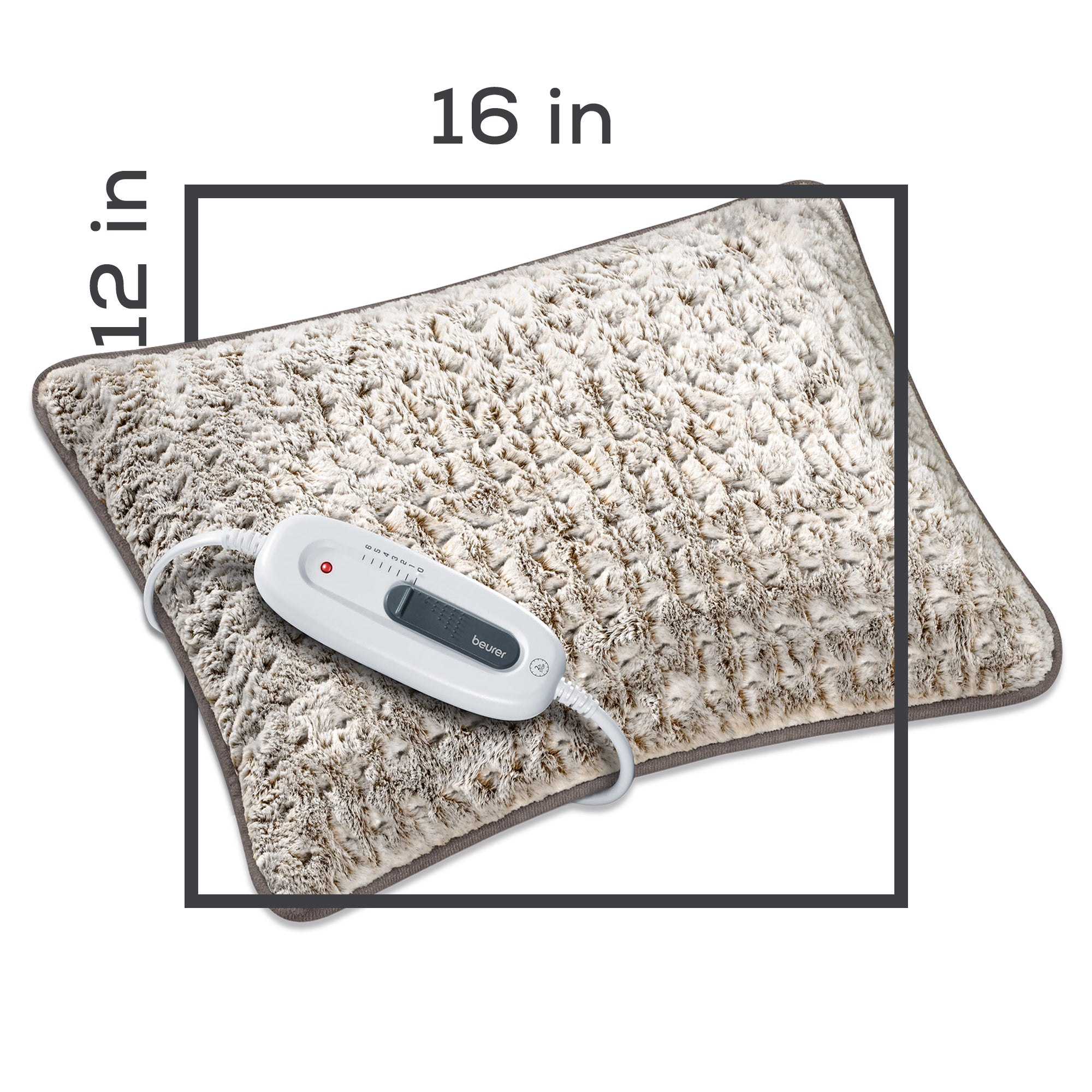 Beurer UHP48N Lux Heated Body Pillow, Lumbar Support Pillow for