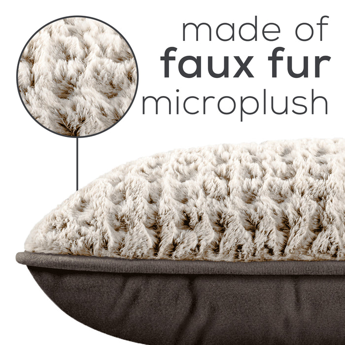 Beurer Nordic Line Faux Fur Heated Pillow, UHP48N made of faux fur